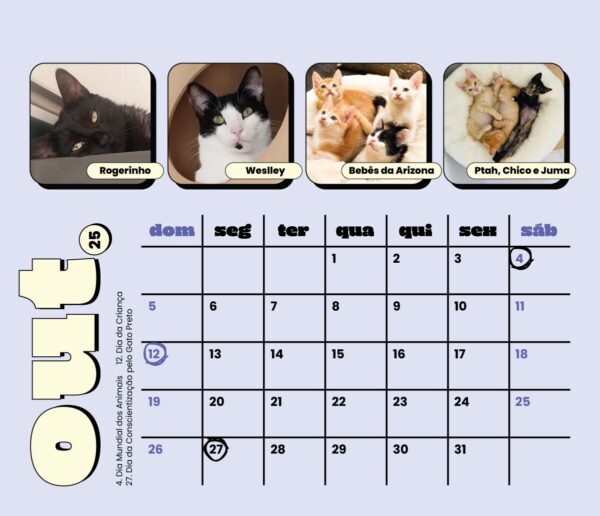 Calendário 2025