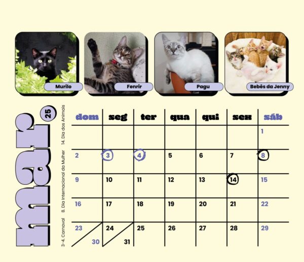 Calendário 2025