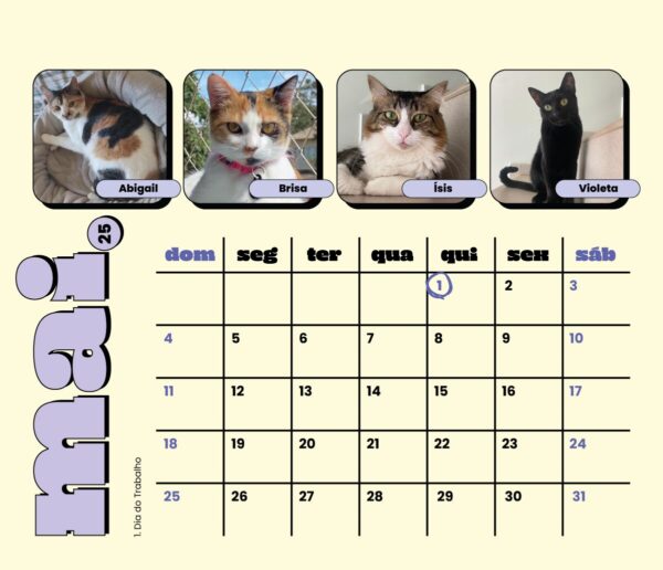 Calendário 2025