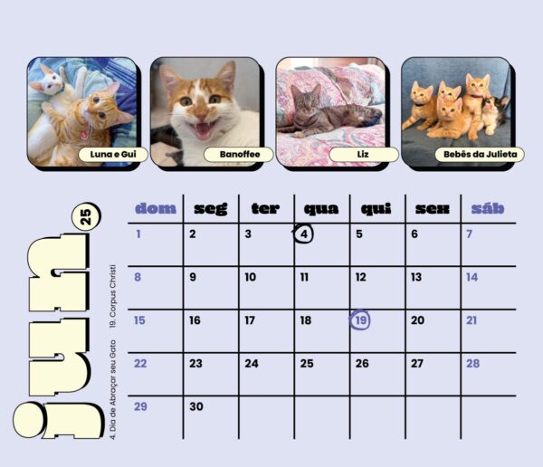 Calendário 2025