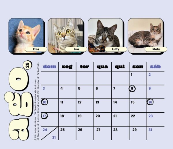 Calendário 2025