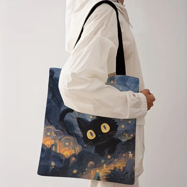 Ecobag "A Noite Estrelada", de Van Gato