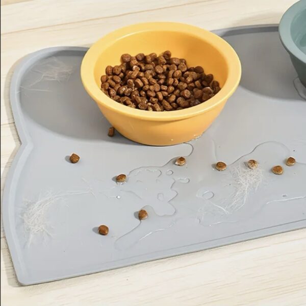 Tapete de silicone para comedouros