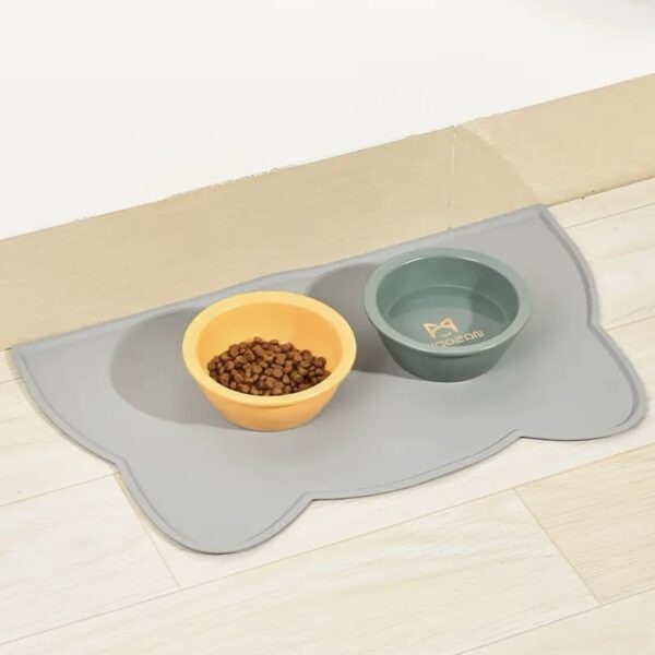 Tapete de silicone para comedouros