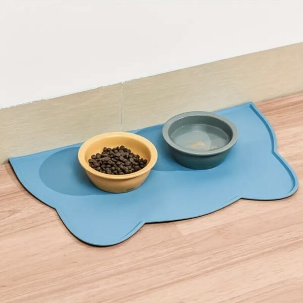 Tapete de silicone para comedouros