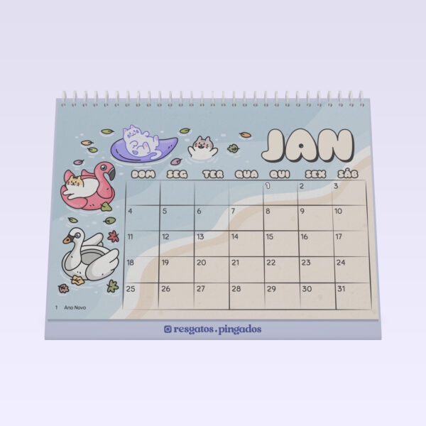 Calendário 2026 - pré-venda