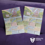 Calendário A4 e A3 para impressão - produto digital