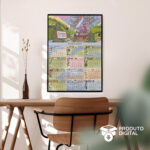 Calendário A4 e A3 para impressão - produto digital