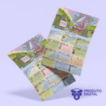 Calendário A4 e A3 para impressão - produto digital